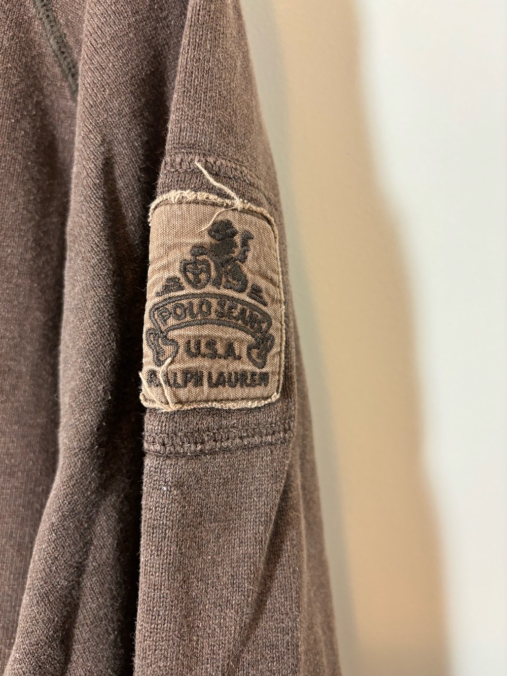 Ralph Lauren Brown Crewneck Sweater - Men's #186 - Picture 3 of 5
